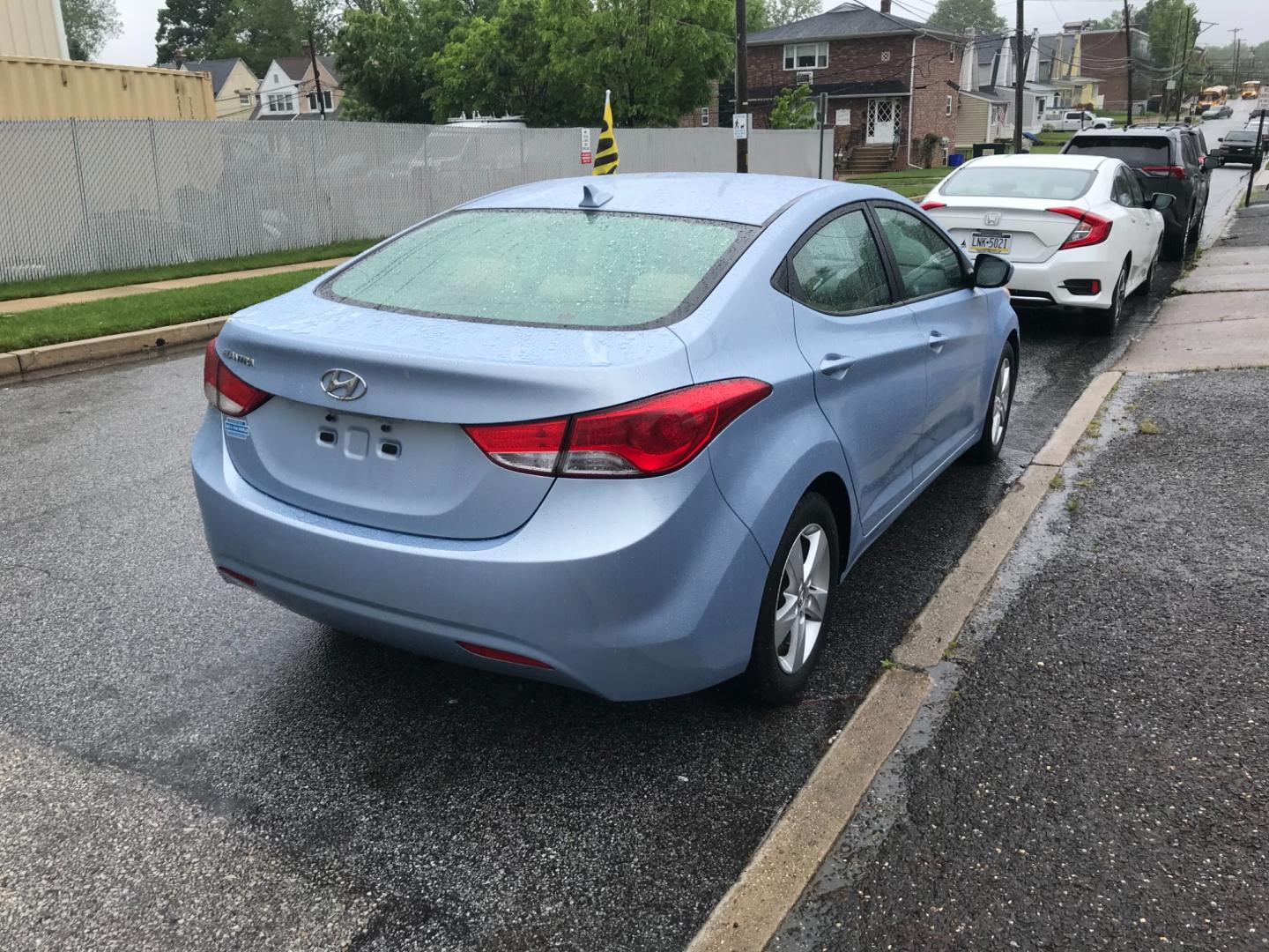 2012 Blue /Tan Hyundai Elantra GLS (KMHDH4AE0CU) with an 1.8 V4 engine, Automatic transmission, located at 577 Chester Pike, Prospect Park, PA, 19076, (610) 237-1015, 39.886154, -75.302338 - 2012 Hyundai Elantra GLS: Only 68k miles, new PA inspection, great on gas, SUPER CLEAN, runs LIKE NEW! This vehicle comes inspected and has been given a bumper to bumper safety check. It is very clean, reliable, and well maintained. We offer a unique pay plan that is known for being the easiest a - Photo#4